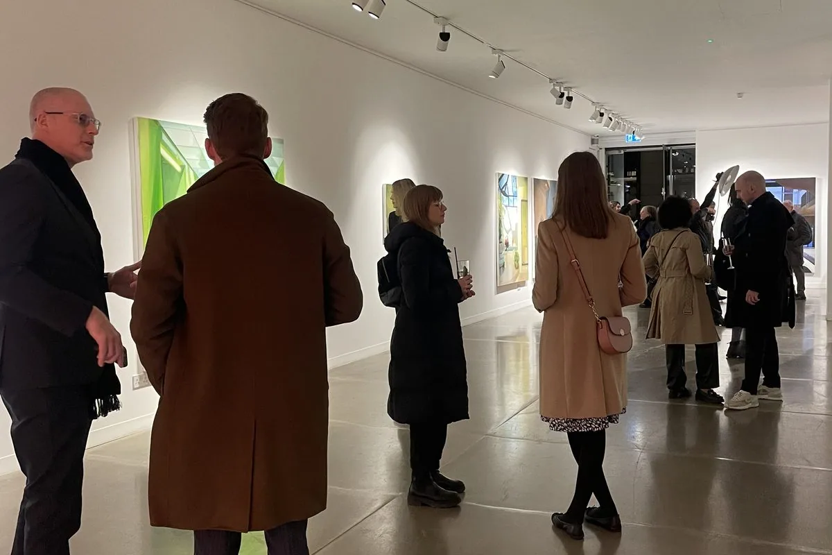A private view at JD Malat Gallery, Mayfair